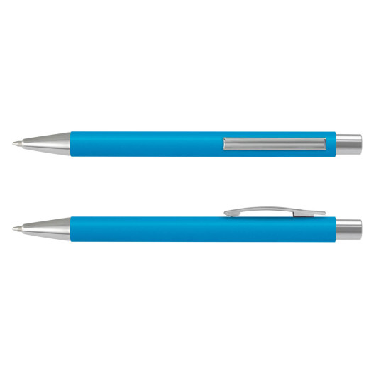 Unley Soft Touch Pens Light Blue